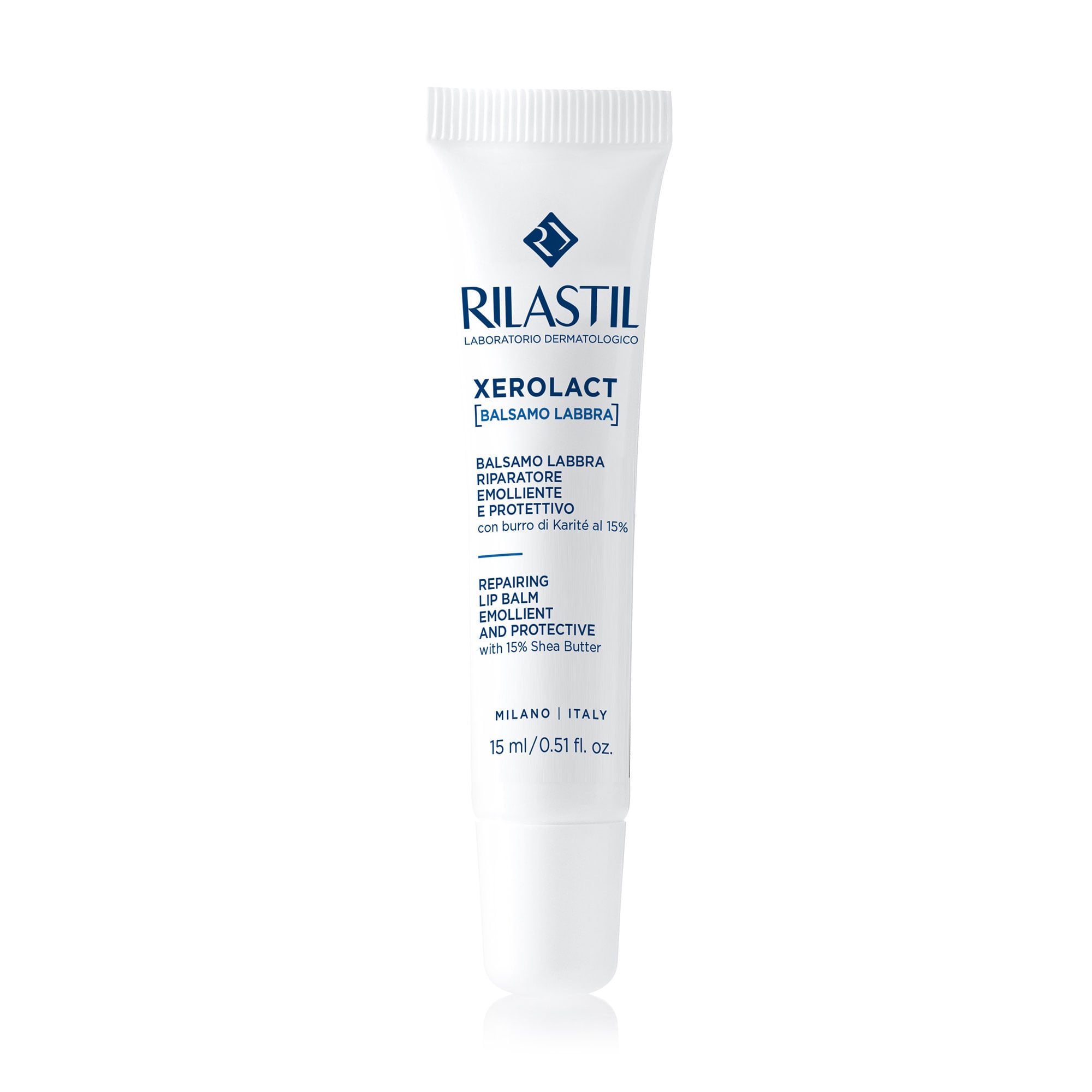 Відновлювальний бальзам для губ Rilastil Xerolact Repairing Lip Balm, 15 мл
